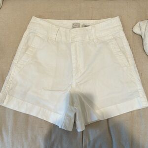 White Shorts Size 4